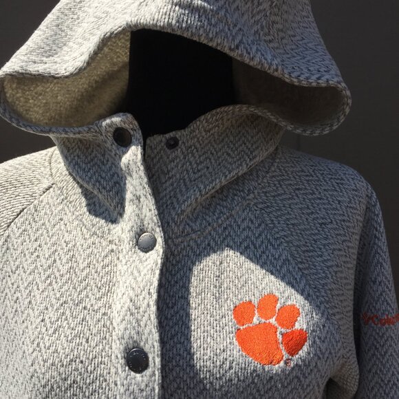 Columbia Clemson Tigers Darling Days Raglan Fleece Pullover Hoodie - Picture 4 of 9